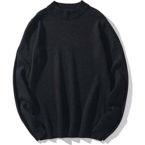 2021 Newest 7 Colors Knitting O Neck Mens Pullover Sweaters Spring Autumn Sweater jumpers Winter Male Knitwear