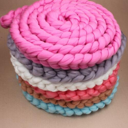 New Fetus Scene Photography Props Infant 400CM Braid Iceland Wool Blanket Photo Outfits Newborn Baby Souvenir Picture Gift H250