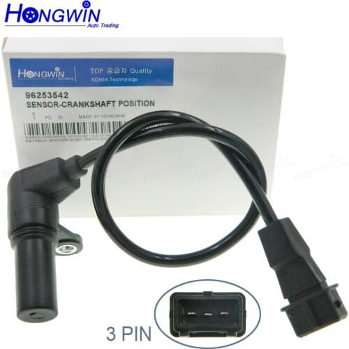 OEM NO.: 96253542,96434780 Crankshaft Position Sensor Fits Chevrolet Aveo Cruze Kalos Optra Tacuma 25182450,96389566,5S8080