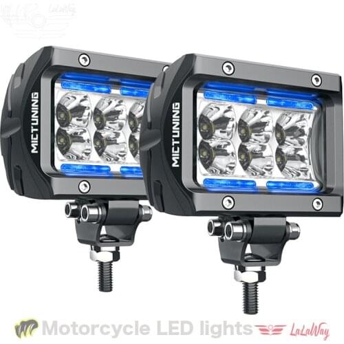 1 pair 30W 12V 24V Fog Lamp Driving Daytime Off road Light New Led Headlight For Motorcycle Halo ATV SUV Work light Beams