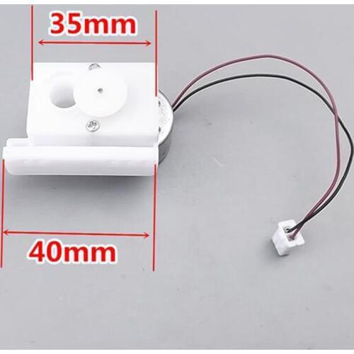 300 DC gear Motor 5V~12V 11~26RPM Geared Motor Through Hole Output Shaft Motor