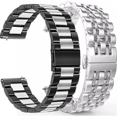 2 Pack 22mm bands for Samsung Galaxy Watch 46mm Galaxy Gear S3 huawei gt2e Bracelet 20mm pulseira for Active 2 TicWatch E strap