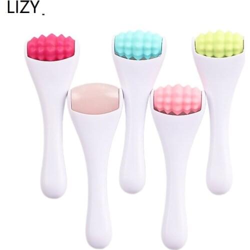 LIZY Eye Roller Massager Four Colors Silicone Bump Wrinkle Remover Skin Anti Aging Device Women Eyelid Beauty Massage Tools
