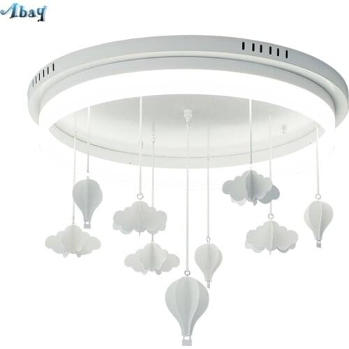 Nordic Cartoon Cloud Balloon Ceiling Lights for Childrens Room Princess House Bedroom Living Room Kids Room Light Loft Decor