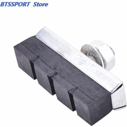 4Pcs Vintage Classic Brake Blocks For Bike Cycle Bicycle Cycling Caliper Pads Braking Shoes Holder