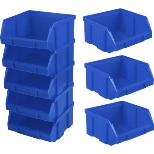 10cs/Package Warehouse Parts Box Oblique Combined Plastic Box Storage Box Component Box Container Warehouse Home Organizer