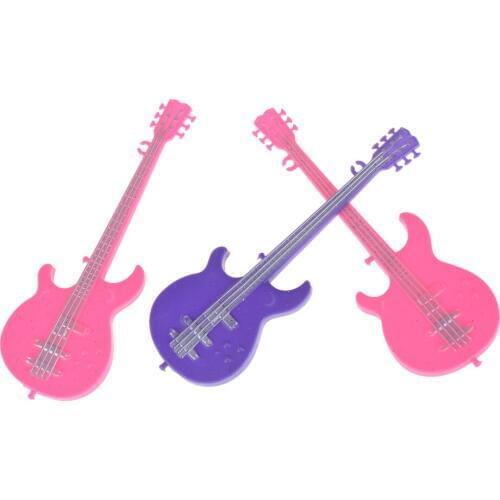 1pc Kid Play House Plastic Toy Violinl Dreamhouse Random color For Dol Hot Sale