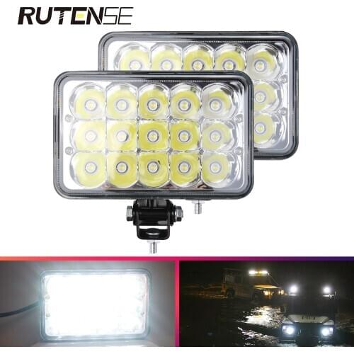 5inch 45W led light bar car spotlight for Offroad Truck Tractor Boat Excavator SUV ATV 4WD 4x4 led work lamp accessories12V 24V