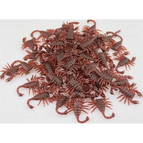 50PCS/Lot Prank Funny Trick Joke Toys Special Lifelike Model Simulation Fake Rubber Cockroach Cock Roach Bug Roaches Toy
