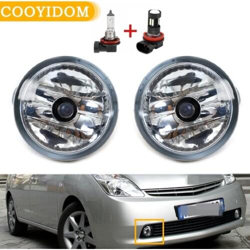 Car Front Bumper Fog Car Lights Fog Lamp For Toyota Prius 2004-2009 For Highlander Echo MR2 Spyder Scion xA headlight foglamps