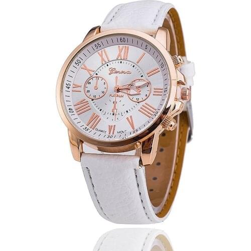 Relogio feminino New Casual Luxury Women Watch Fashion Elegant Quartz Watches Women Dress Leather Wristwatches Clock
