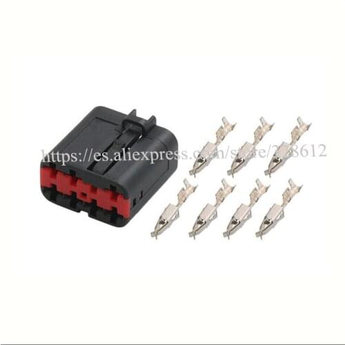 DJ7074A-3.5-21 car wire male female cable Waterproof sheath 7 pin connector automotive Plug socket include terminal