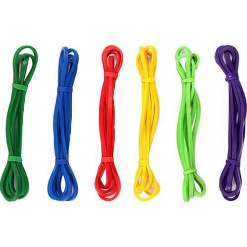 208*0.45*0.64cm Elastic Bands Fitness Resistance Latex Band Body Powerlifting Power Pull Up Workout Pilates Equipment