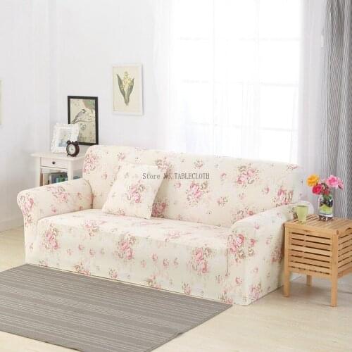 Pastoral Pattern Printing Stretch Sofa Cover All-inclusive Sofa Cover Living Room Sofa Sofa Cover