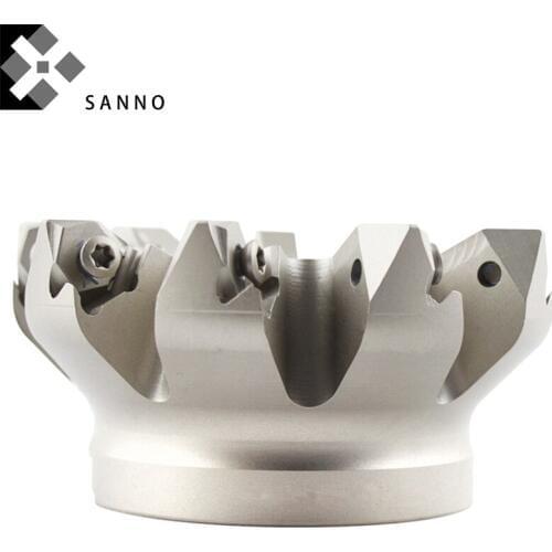 Fast face milling cutter MFWN900D160-10T / 14T-M40 cnc cutting disc mills lathe machine tools suitable for WNMU080608 insert
