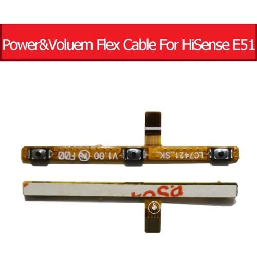 On/Off Power & Volume Side Button Flex Cable For Hisense E51 Power Volume Control Switch Flex Ribbon Repair Parts_LC7421_SK_V1.0