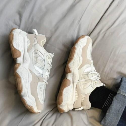 New Fashion Men Shoes Thick Sole Platform Sneakers Men Vulcanize Shoes Mixed Color Chunky Shoes Men Trainers Footwear Shoes