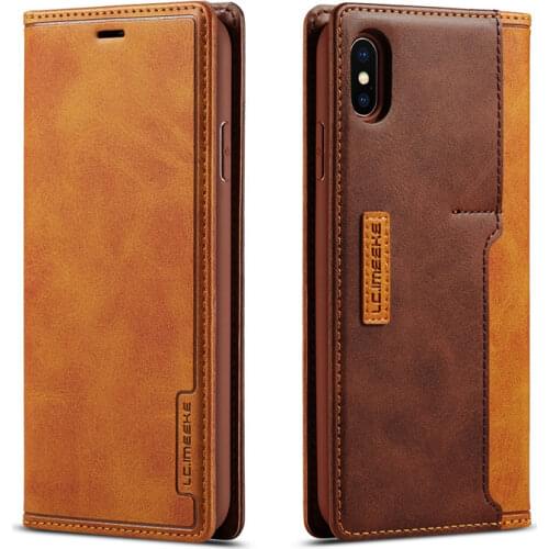 Magnetic Flip Leather Phone Case Hoesje For iPhone 12 11 Pro Max XR XS X Wallet Card Cover For iPhone SE 2020 8 7 6 6S Plus Etui