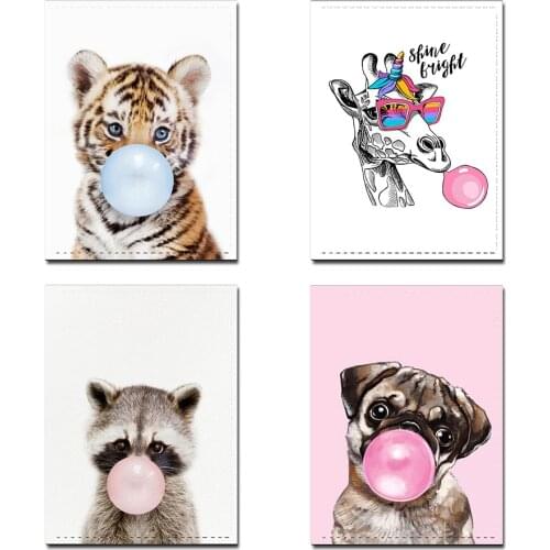 Fashionable Cartoon Animal Passport Holder Women Travel Passport Cover Case Students Portable PU Leather Bank Card Clip Wallet