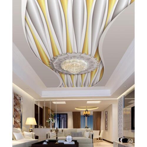Customize wallpaper rolls for wall 3d ceiling mural wallpaper Emboss room bedroom ceiling stereoscopic 3d wallpaper