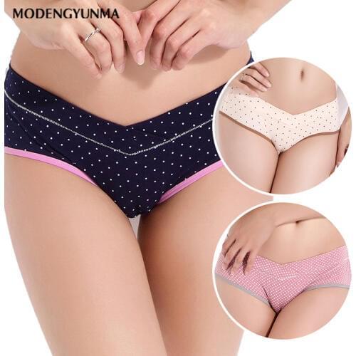 2021 new Cotton Pregnant Women Underwear U-Shaped Low Waist Maternity Underwear Pregnancy Briefs Maternity Panties Women Clothes