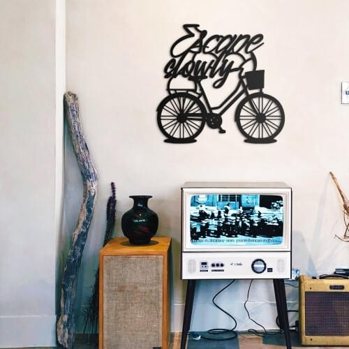 Escape Slowly Metal Black Decor Wall Art Decorative Turkish Style Large Wall Decor Bedroom Living Room Office Home Decoration