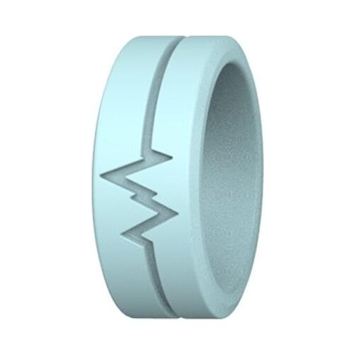 Shine Creative Luminous Silicone Ring for Women Men Rings Outdoor Survival Night Glow Rings Self Luminous Emergency Light