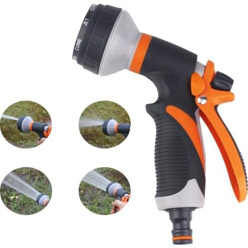 Spray Lawn Watering Gun High Pressure 8 Modes Garden Hose Spray Nozzle Plant Yard Car Washer Sprinkler Sprayer Cleaning Tool