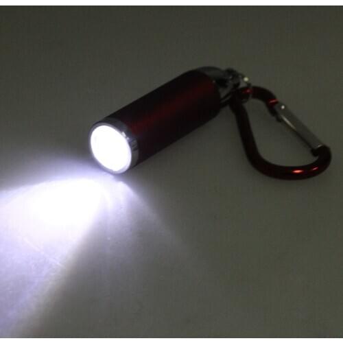 Outdoor Fishing tool LED Mini Flashlight for fishing with Carabiner Keychain