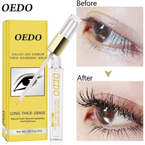 OEDO Bushy Mascaras Eyelash Growth Serum Liquid Natural Curling Enhancer Eyelash Makeup Mascara Lengthening Eye Lashes Lifting