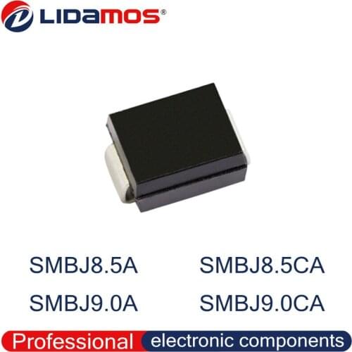 750PCS TVS SMBJ8.5A KT SMBJ9.0A KV SMBJ8.5CA AT SMBJ9.0CA AV SMB DO214AA SMD Transistor Transient suppression Diode High quality