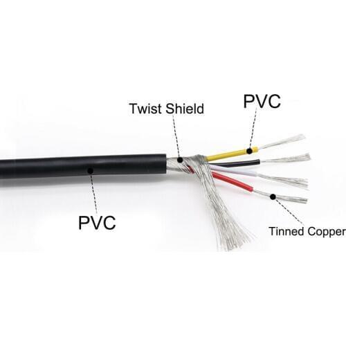 UL2464 multi-core sheathed Black and White power cord 2 core-10 core signal control PVC cord wire 20AWG 22AW G24AW G26AWG