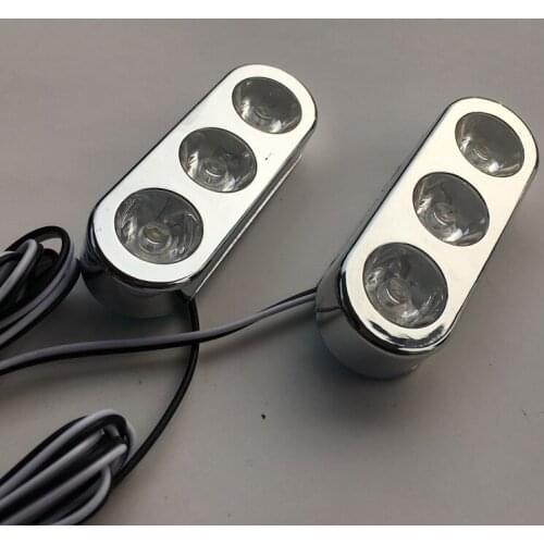 Universal Car Motorcycle Led strobe day light Eagle eye DRL Warning fog light lamp Emergency warning hazard flash beacon light