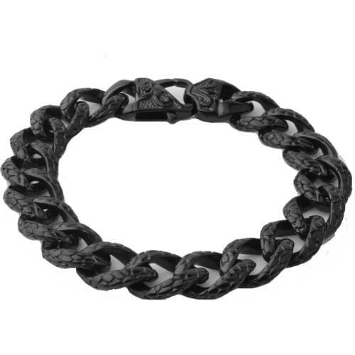 Vintage Mens Chain Bracelet Friendship-Bracelets 316L Stainless Steel Bracelet Men Heavy Fashion Male Jewelry Dropshipping