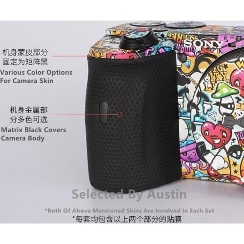 Camera Skin Decal Wrap Film Protector For Sony A6600 Alpha Anti-scratch Decal Sticker
