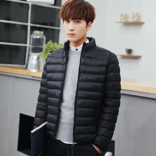 Winter Jacket Men Long Sleeve Quilted Outerwear Clothing Warm Coats 2019 New Cotton Padded Thick puffer Jackets Parka Slim Fit