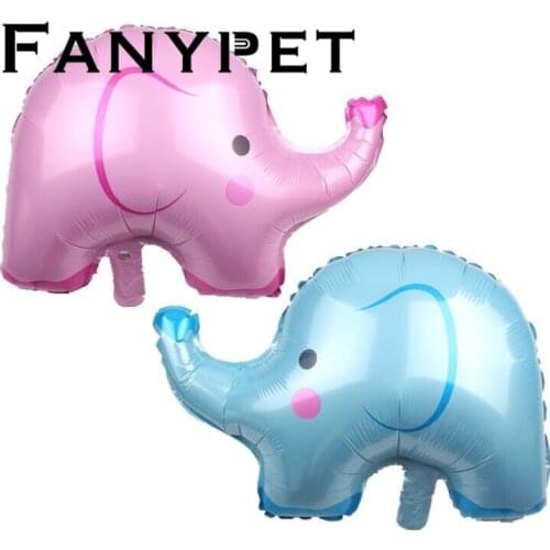 10pcs 64*49cm baby shower girl boy animal Elephant Balloon Carton Animal theme helium globo birthday Party decorations Kids Toys