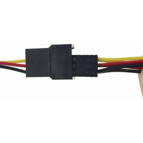 10pcs/lot 30CM 3 Pin to 2 3 Pin Connector PC Computer Case Fan Y Splitter Extension Cable Wire