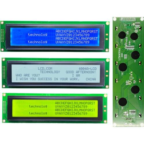 16PIN Parallel LCD 4002 Screen Module SPLC44780 Controller 5V Yellow Green Backlight