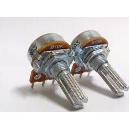 5 PCS/LOT single league potentiometer B500K tripods 500 k 15 mm screw WH148 handle long horizontal belt