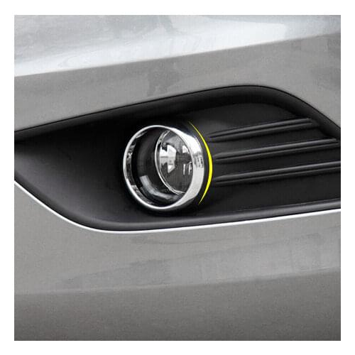 New car sticker front fog lamp trim fog light covers case for ford focus 2 MK2 sedan hatchaback car styling accessories