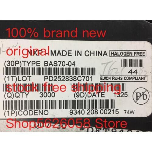 BAS70-04 BAS70 SOT23 100% brand new in stock 50PCS/LOT