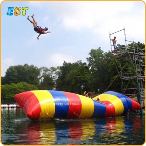 Free Shipping 6x2m 0.6mm PVC Inflatable Water Blob Jumping Water Blob / Water Pillow Inflatable Jumping Air Bag