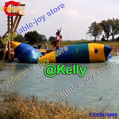 Free shipping inflatable water launch pad for summer camps, giant Water Launch Blob inflatable air bag, durable inflatable blobs