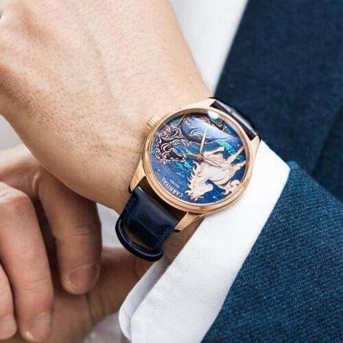 CARNIVAL Top Brand mens mechanical Watch Business Mens Waterproof Automatic Mechanical Watch Luxury MIYOTA Movement Men Watch