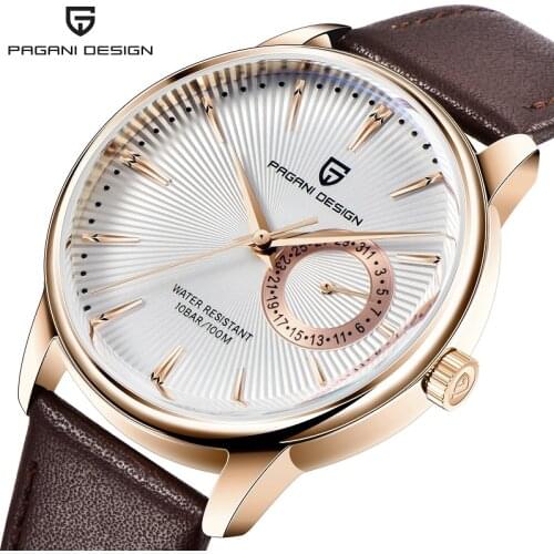 PAGANI DESIGN 1654 Men`s Watch 10ATM Waterproof Quartz Watch Japan VH65 Movement Watch Men Military Wristwatch relogio masculino