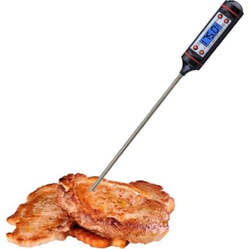 Digital Meat Thermometer Cooking Food Kitchen BBQ Probe Water Milk Oil Liquid Oven Digital Temperaure Sensor Meter Gauge Tool