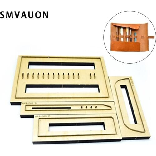 Wooden Mold Cutting Diy Vintage Retro Style Pen Bag Holder Mold Scrapbook Suitable For Die Cutting Machine