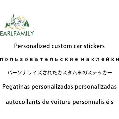 EARLFAMILY 10x Car Styling Custom Stickers Die Cut Personalized Vinyl Decal Bumper Sticker Customized Car Wrapping Sticker Maker