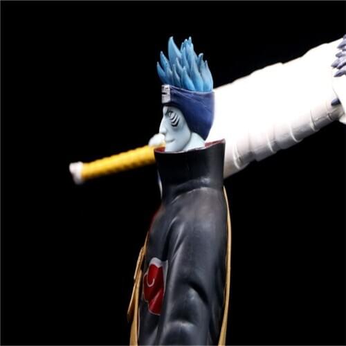 Anime Naruto Hoshigaki Kisame Statue Akatsuki Memb PVC Action Figure Doll Collectible Model Toy Kids Gift Figurine Puppets 36cm